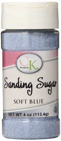 4 oz Sanding Sugar - Soft Blue
