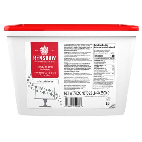 Ready to Roll Fondant Icing White 22 lb