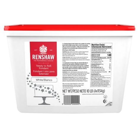 Ready to Roll Fondant Icing White 10 lb