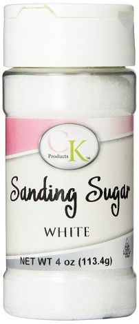 4 oz Sanding Sugar - White