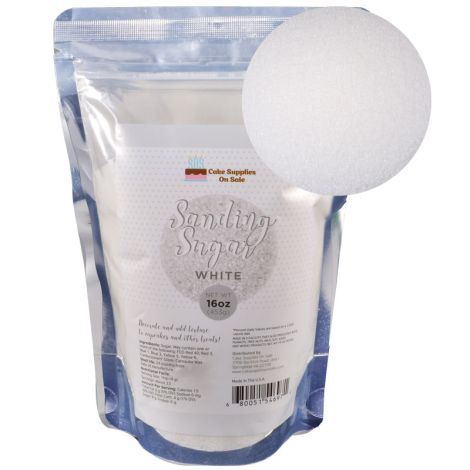 Sanding Sugar White 16 oz
