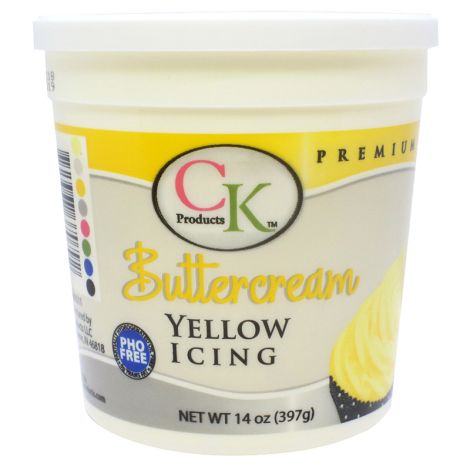 Buttercream Icing 14 oz Yellow