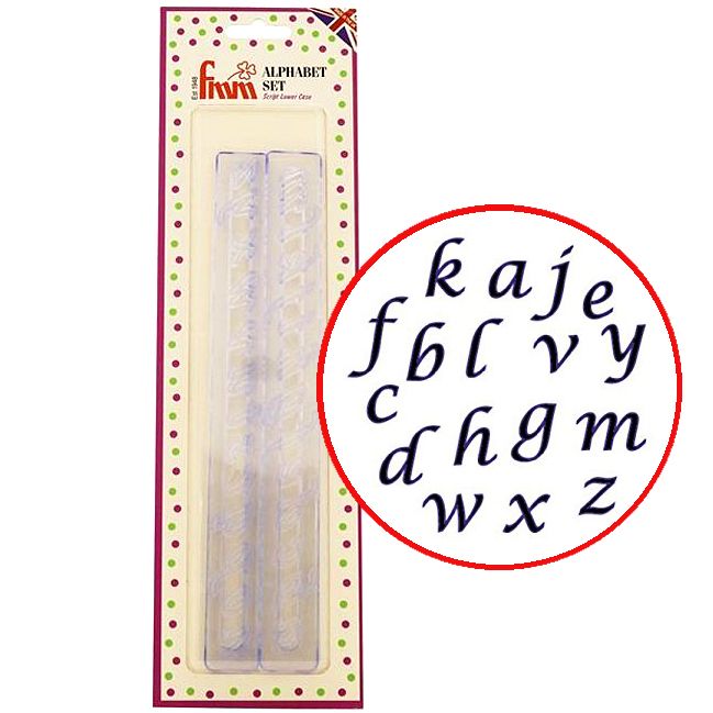 Alphabet Set Script Lowercase