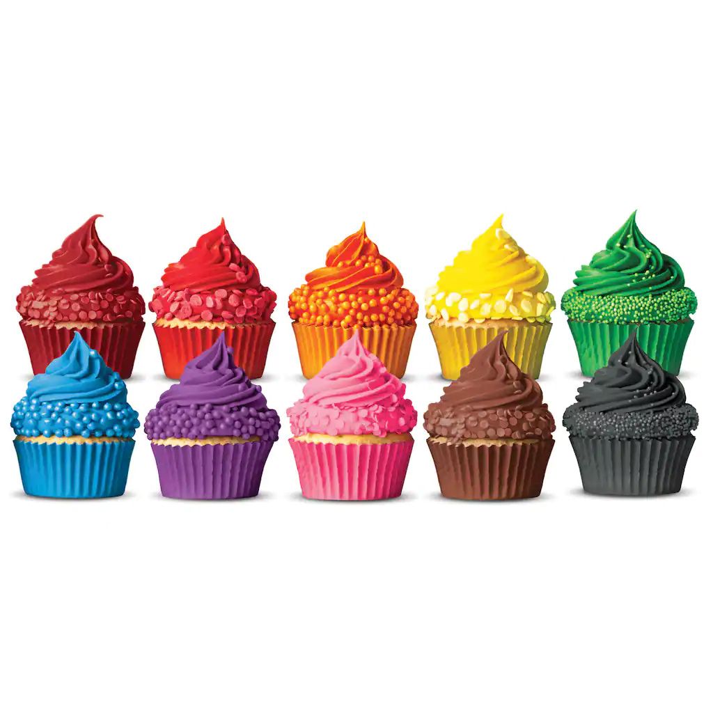 18 Color Cake Food Coloring Liqua-Gel Decorating Baking Set - 12