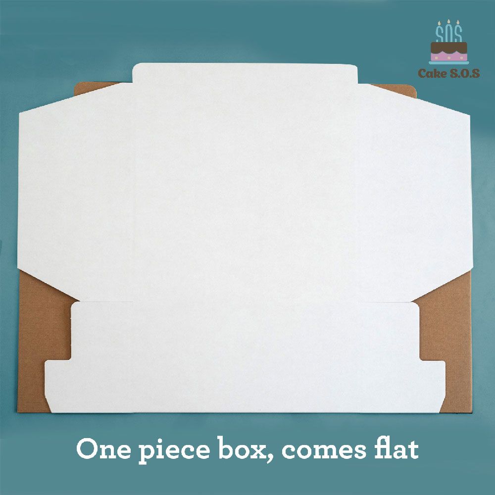  10x10x5 White Cake Box, Pack of 50: Home & Kitchen