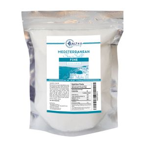 Mediterranean Sea Salt, Fine Grain 10 lb., by Salt 4U