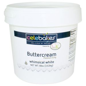 Celebakes Whimsical White Buttercream Icing, 8 lb