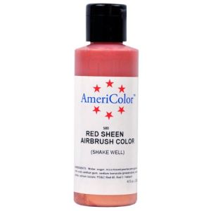 Amerimist Airbrush Color Red Metalic Sheen 4.5 oz