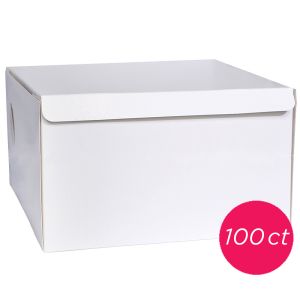 10x10x5 White Cake Box 100 ct